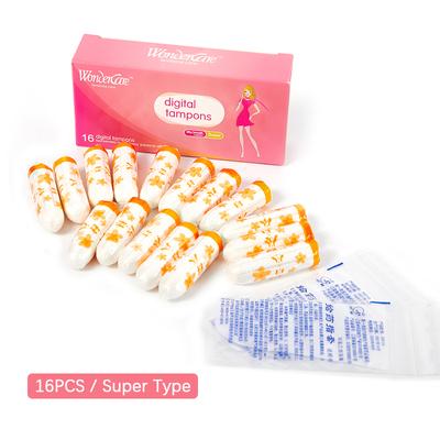 16Pc Tupfer Tampons Bio-Baumwolle Vaginal Tampons Feminine Hygiene Damenbinde