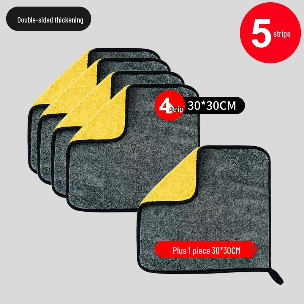 Advanced Lint-Free Car Wash Towel: Thick, Absorbent, Large, and Watermark-Free