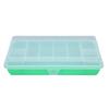 2PCS Waterproof Tackle Box Fishing Tackle Box Organizer Fishing Lure Bait Box Green