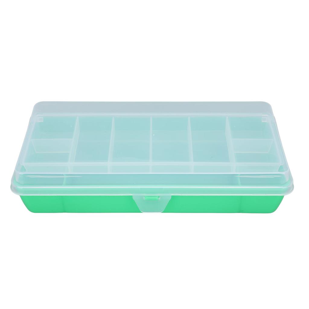 2PCS Waterproof Tackle Box Fishing Tackle Box Organizer Fishing Lure Bait Box Green