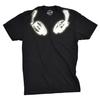 Glow In The Dark Headphones T-Shirt, EDM Rave Clubber Shirt