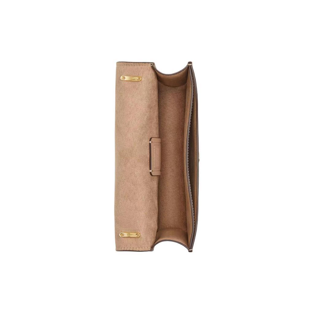 COACH Morgan Coated Canvas Shoulder Bag, Crossbody Bag Small Women's Light Khaki CR254-IMWQ4
