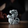1PCS 10x6.4x10.5cm Stone Zodiac Dragon Ornament Divine Dragon Gift Lucky Desktop Mascot Office Home Decoration Gift