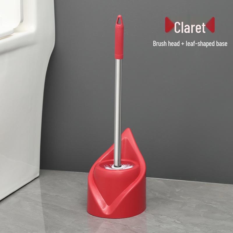 

Набор шампанского ершика для унитаза с длинной ручкой и мягкой щетиной - настенный, без мертвых зон, пластиковая чистящая щетка.