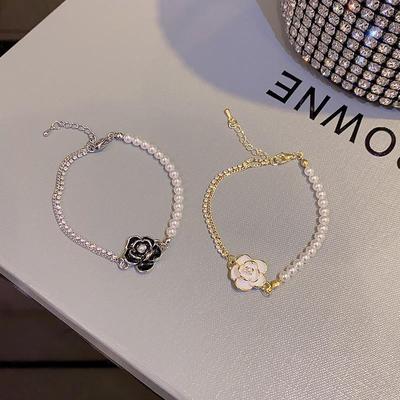 2024 Pearl Camellia Bracelet - Trendy Luxury Hand Jewelry for Women