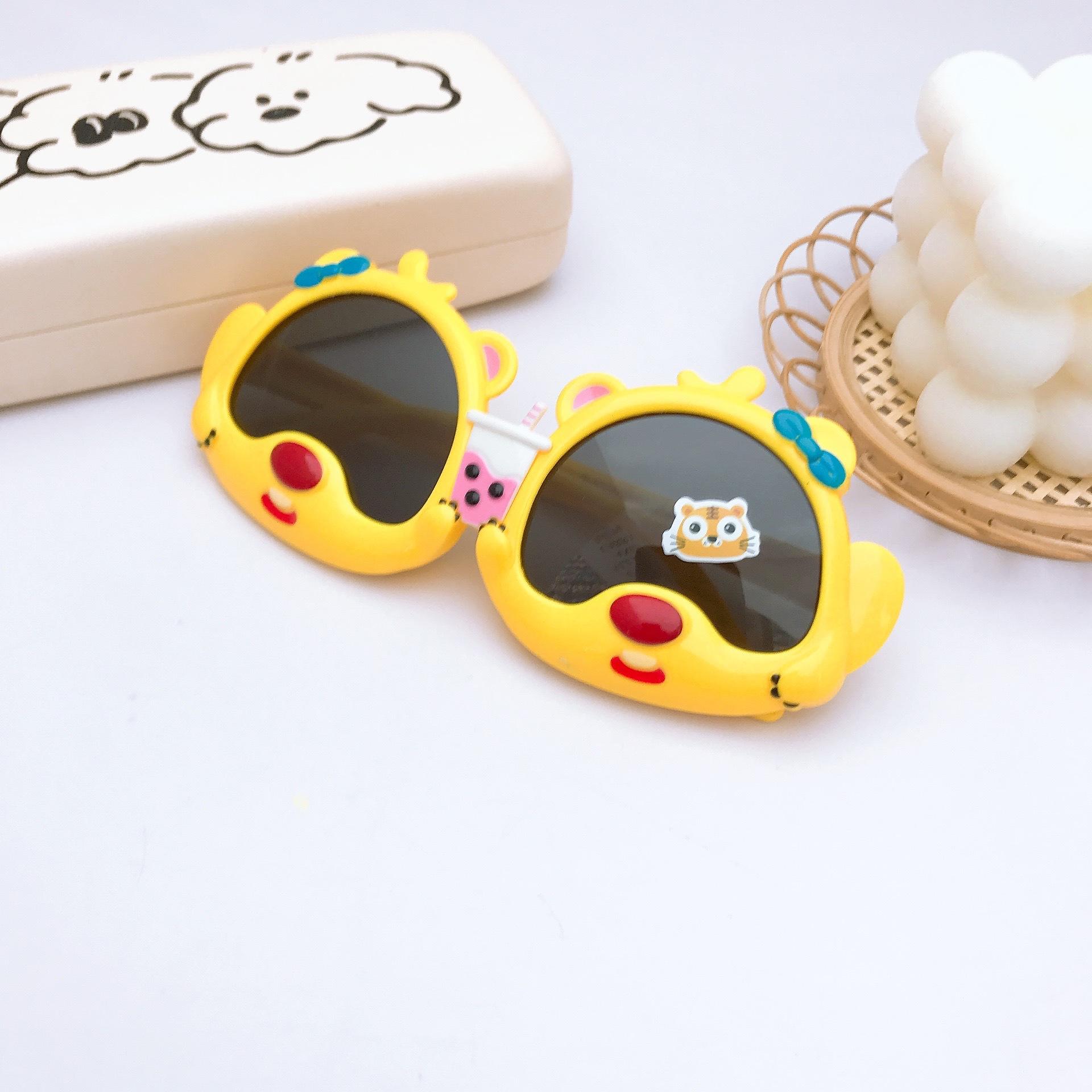 

Мягкие силиконовые детские солнцезащитные очки с изображением медведя из мультфильма Детские поляризованные солнцезащитные очки Защита от солнца Защита глаз Очки для девочек
