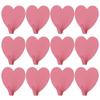 12 Pcs Iron Wall Adhesive Hangers Heavy Duty Heart Shaped Clothes Hangers for Coats Mounted