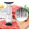 1Pc Multi Function Meat Tenderizer Needle ABS+Stainless Steel Steak Injector Marinade Flavor Syringe Kitchen Gadgets Tools
