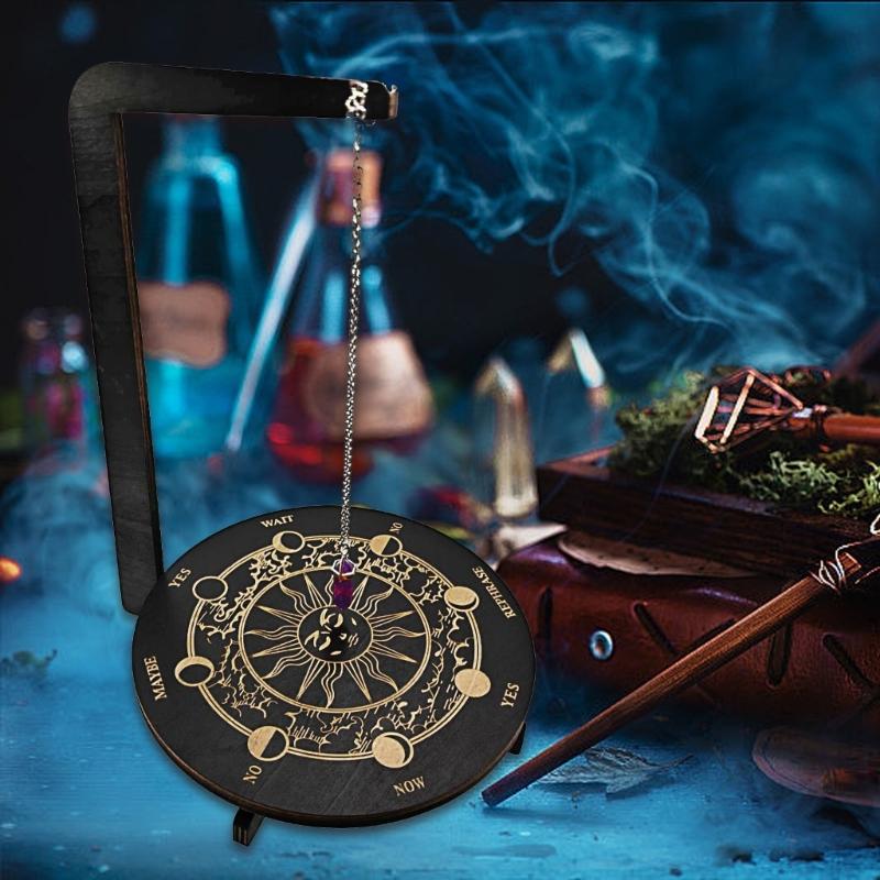 Pendulum Crystal Holder Divinations Pendulum Board Pendulum Holder for Crystal