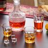 Cocktail Glass Tea Cup Octagonal Glass Cup Transparent Whiskey Glass Water Cup Juice Beverage Mugs Drinking Glasses Coffee Mug