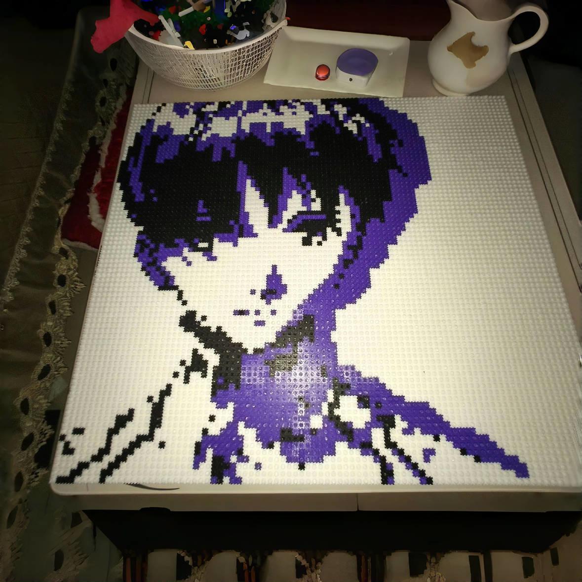 

Ева Аниме Рей Аянами Пиксельная Арт Строительные Блоки Орнамент Сделай Сам Мозаика Пазл Кирпичики Набор Украшение для Рабочего Стола Подарок Поклонникам Домашний Декор