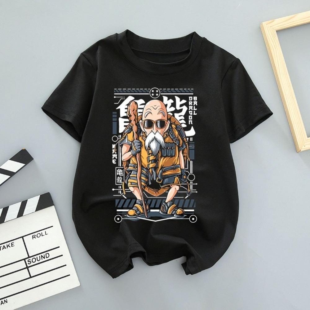 

Dragon Ball Summer Anime Printed Unisex Women Tshirt Casual Parent Child Top Fashion Street Wear Harajuku Style Y2K Tops S