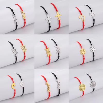 Retro Stainless Steel Personality Witch Knot Dog Paw Bracelet