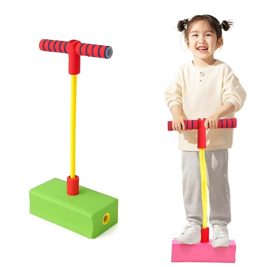 

MINORITY DESIGN Balance Hopping Jumping Sports Toy Hopping Balance Board for Kids Bouncy Soft Indoor Playground Green