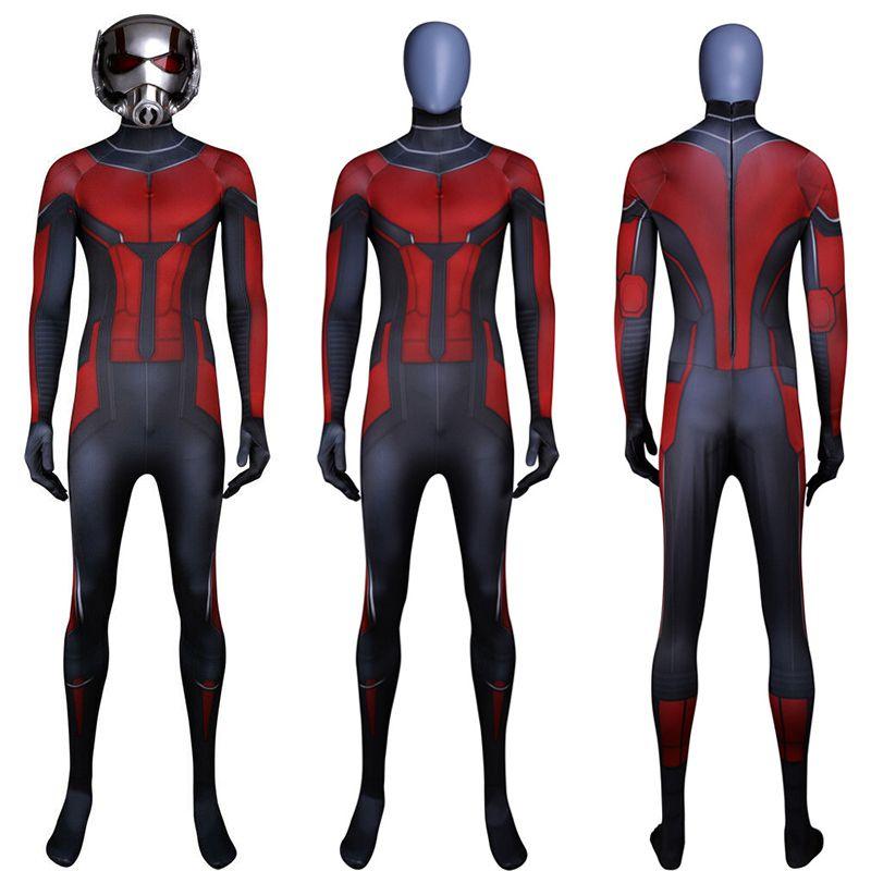 Scott Antman Tights Adult Kids Halloween Cosplay Costumes Zentai Suit 3d Print