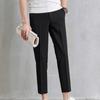 Men Suit Pants Solid Color Classic Slim Fit Straight Pattern Mid Waist Business Trousers Office Clothes