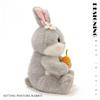 Adorable Rabbit Plush with Carrot & Scarf - Perfect Easter Gift for Girls