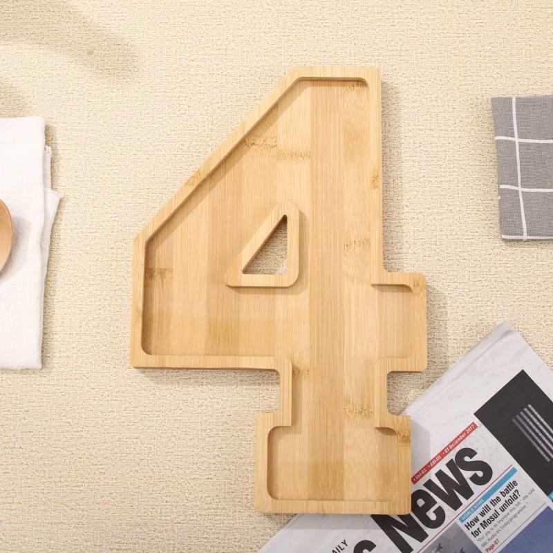 Holz Digitales Tablett Heimparty Geburtstagsfeier Dekoration Dessertteller Obst Gemüse Käseplatte Küche Gekochtes Essen Teller