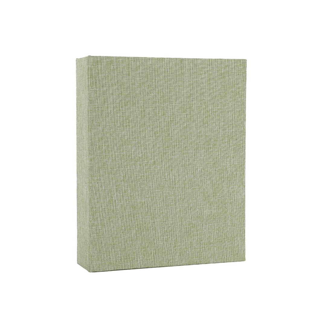 Linen Photo Album with 100 Slots for 46 Photos, Memory Book