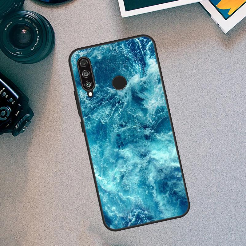 Чехол с синим морем и океанскими волнами для Huawei Nova 10 9 SE 3i 7i 11i 11 Pro 5T Y60 Y61 Y70 Y90 Y91 P20 P30 P40 Lite Huawei Nova 9