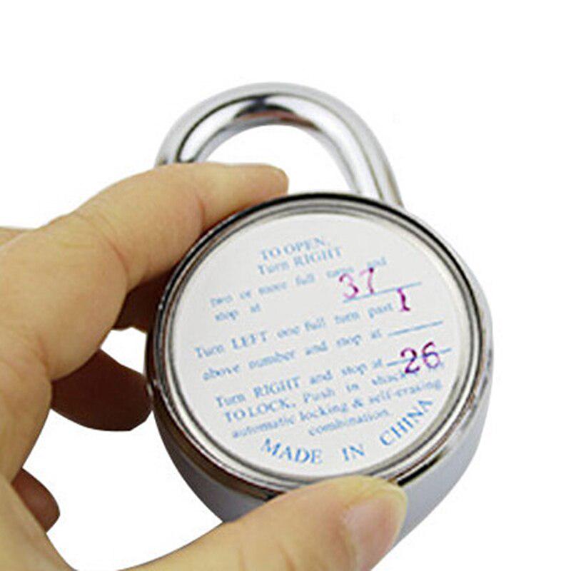 Buy Turntable Password Lock Alloy Disc Plating Shell Chassis Locks ...