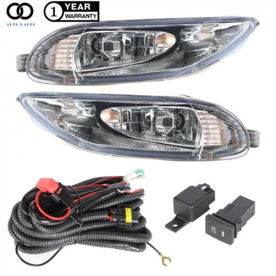 Front Fog Lights Lamps w/Switch+Wiring Kits For 2005-2007-2008 Toyota Corolla