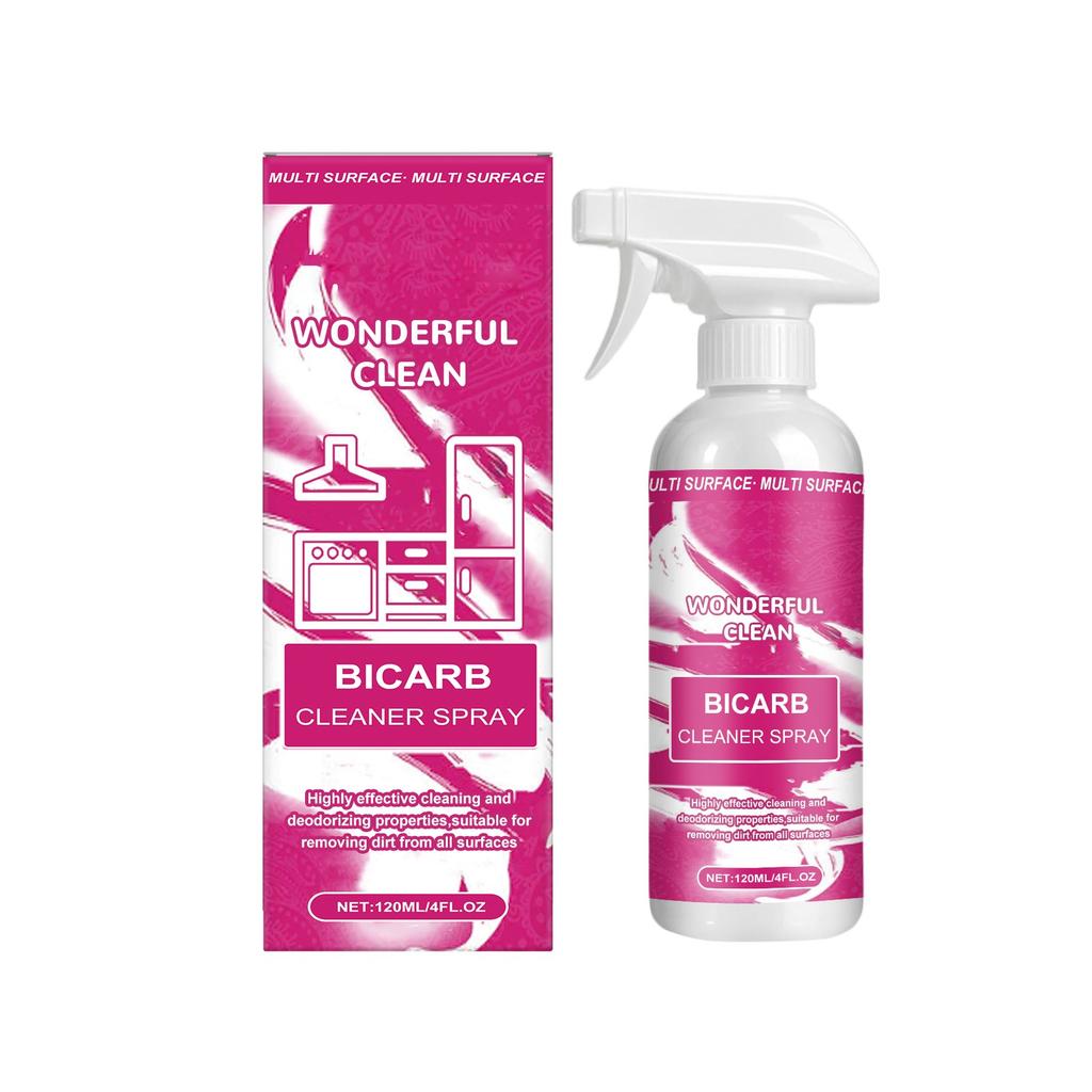 Baking Cleaning Spray Easily Stubborn Oil Stains On Surfaces And Eliminates Odors. Spray Design 120ml