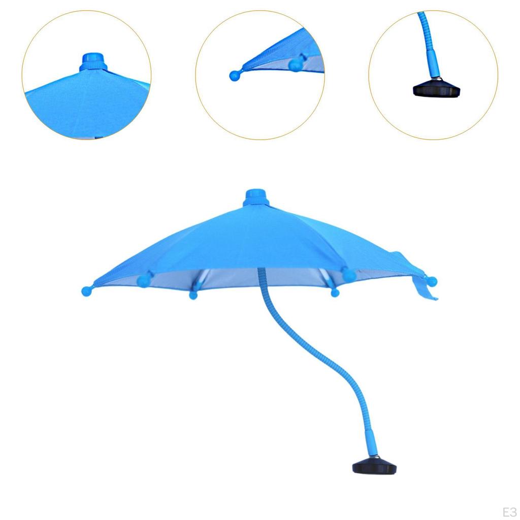 Phone Umbrella Camera Compact Practical Flexible Adjustable Sunshades for Mobile