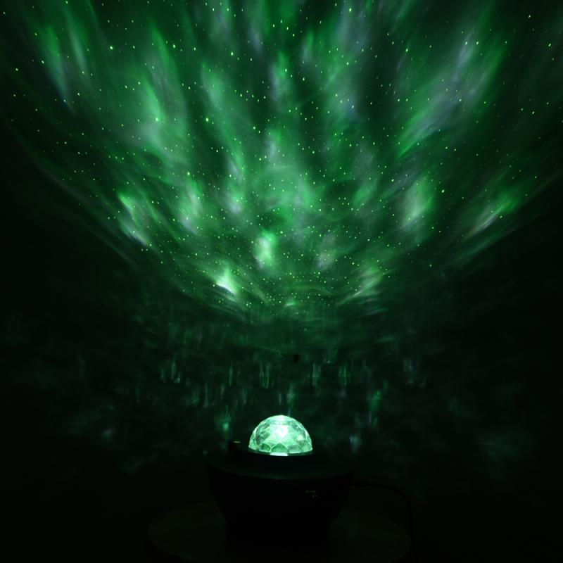 Proiector înstelat colorat cu LED Blueteeth USB Voice Control Music Player Lampă de proiecție