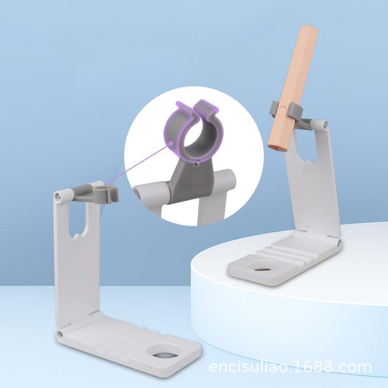 Nail Art Light Lamp Holder Nail Dryer Machine Phototherapy Lamp Bracket Rotatable And Foldable Metal Pen Uv Light Lamp Holder