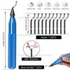 Deburring Tool with 10 High Speed Steel BS1010 Blades Precision Edge Burr Removal on 3D Printing Plastics Resin Art Metal Work