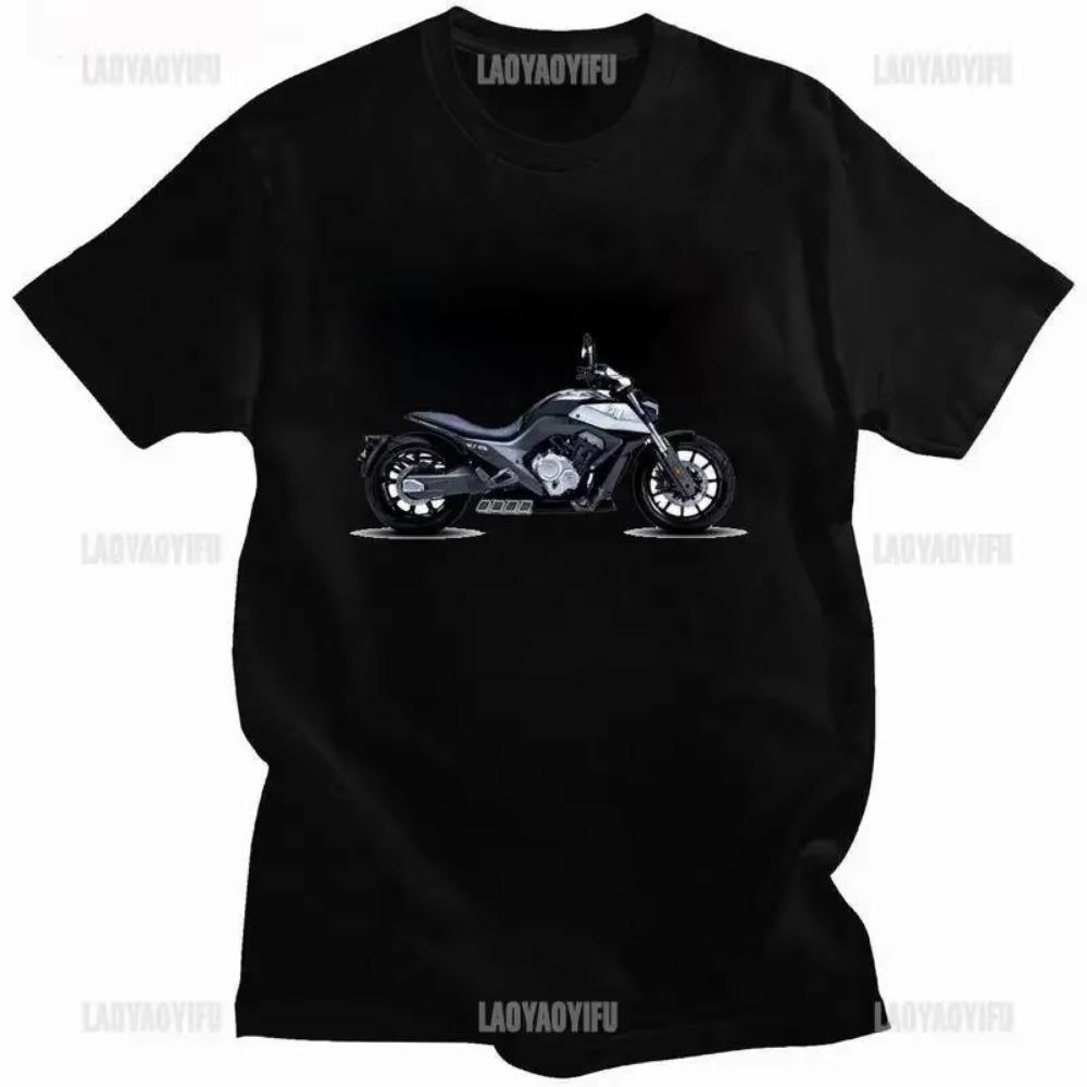 Benda Chinese Motorcycle Brand Printed T-shirt Summer Classic Vintage Motorcyclist T Shirt Men Clothing Summer Gothic