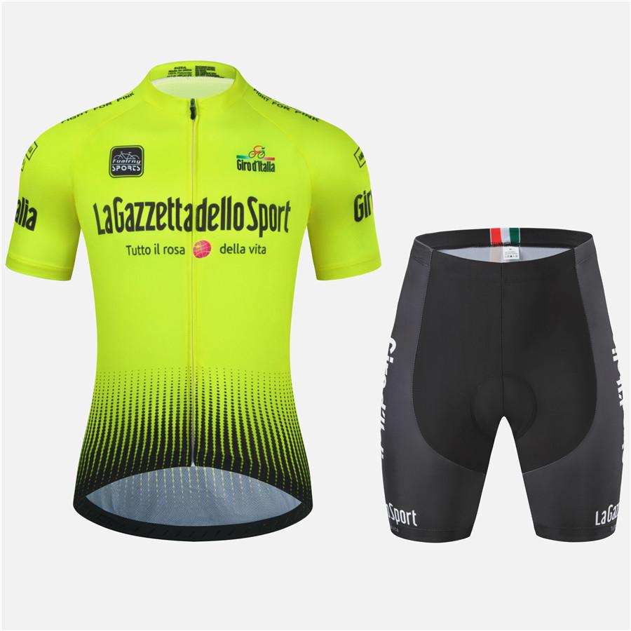 Tour Of Italy Bicycle Clothes Cycling Jersey Set Summer Road Bike Short Sleeve Cycling Clothing Men Mtb Jersey Set Sport Wear