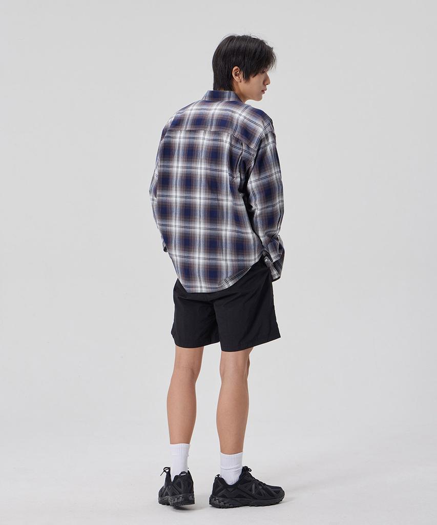 ASTRAL PROJECTION Basic Comfortable Nylon Shorts_Black