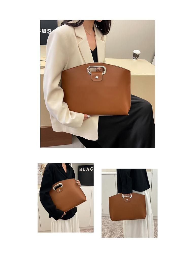 2026 Mother-and-Child Vintage Mylar Tote & Document Bag Set for Women