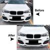 For BMW X3 F25 X4 F26 M Sport 2014-18 Front Bumper Lip Spoiler Splitter Body Kit