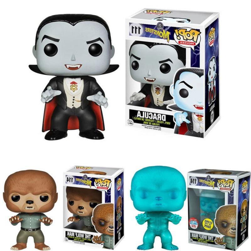 Detailed Monster Wolfman Vampire Dracula Toy Figure 9cm Made Of Rubber Vampire 111 Werewolf 114 Night Glow