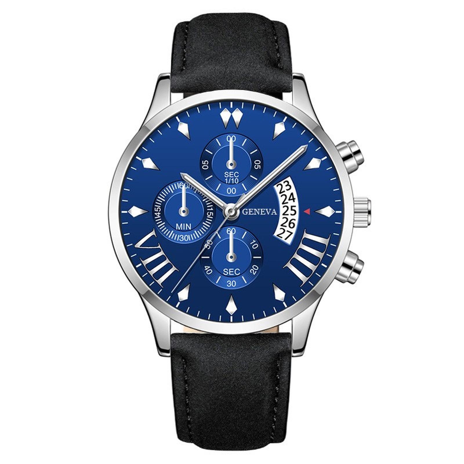 

Мужские водонепроницаемые светящиеся наручные часы-будильник для бега One Size