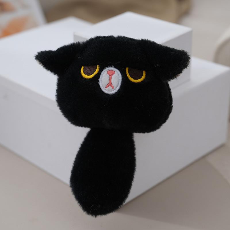 Adorable Plush Cat Keychain Soft Stuffed Animal Toy Cute Cartoon Bag Charm
