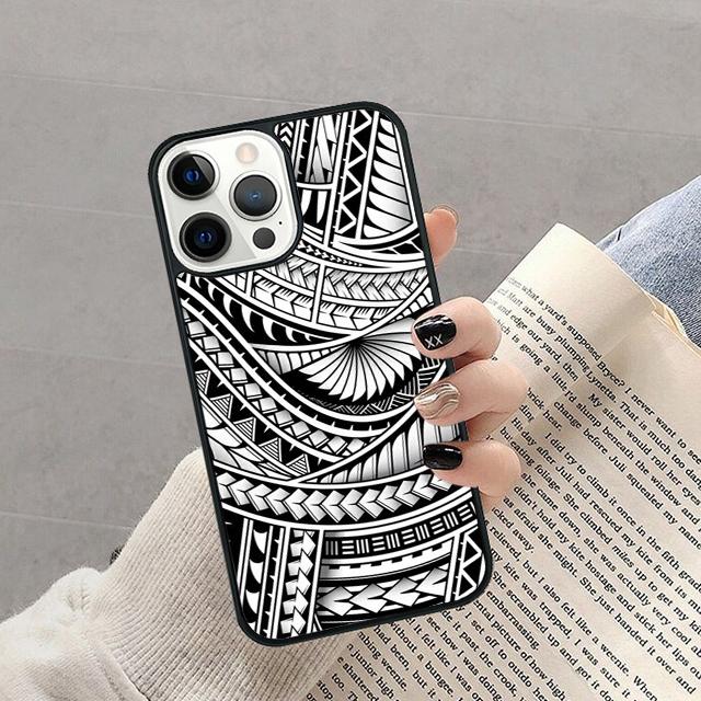 Polynesian Mix Phone Case For iPhone 17 Air 16 Pro Max 15 14 Plus 12 13 Soft Bumper Shell Cover Coque