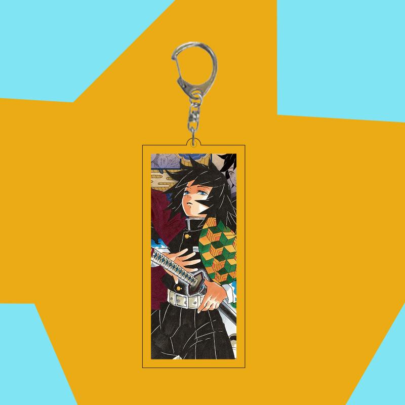 Demon Slayer Acrylic Keychain Pendant - Nezuko, Tanjiro & Zenitsu Anime Merchandise