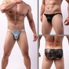 Men's Low-Waist Cartoon Triangle Briefs, Breathable European & American Design, Trendy Nightclub Style 2023