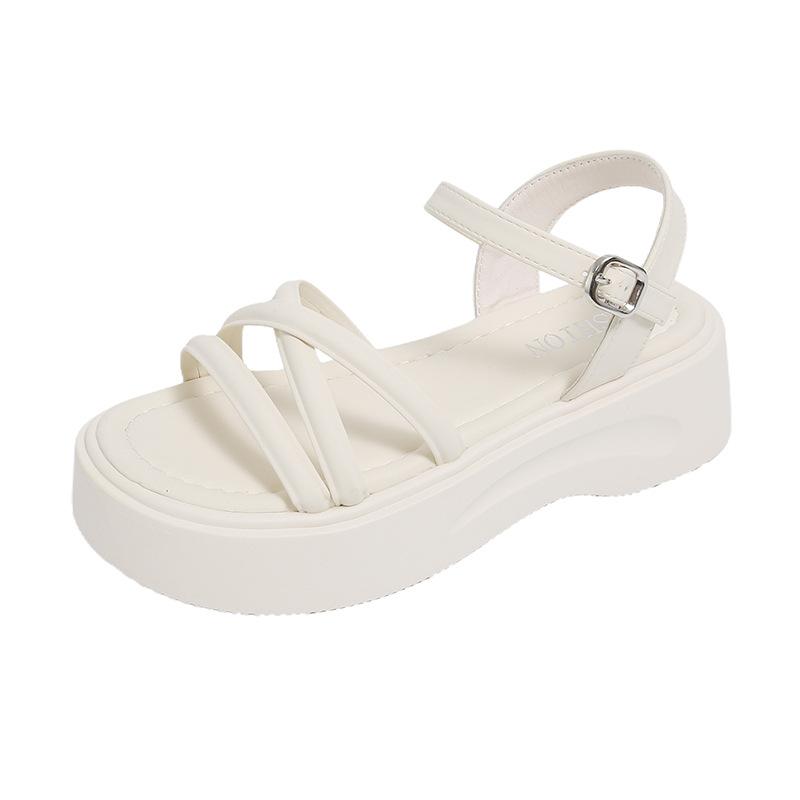 

Thick-soled heightening sandals for women wearing summer new skirts with beach sandals for women 35