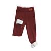 Ladies' Lamb Wool Thickened High Waisted Slimming Pencil Pants With Bottom And Warm Pants