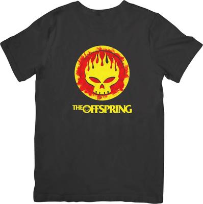 The Offspring Music Unisex-Passform für Männer & Frauen Qualitäts-Baumwoll-T-Shirt Schwarz