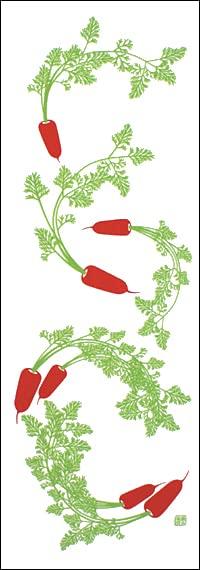 

Dyeing Anbo Hand Towel Authentic Dyed Cotton Tokuoka Made in Japan 35cm x 100cm Magome Carrot 100% оранжевый