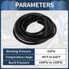 INFINAUTO Silicone Vacuum Tube Hose Engine 16.4FT 3/16" 5mm ID 2.5mm Thickness Car Automotive Vacuum Line Silicone Black High Temperature