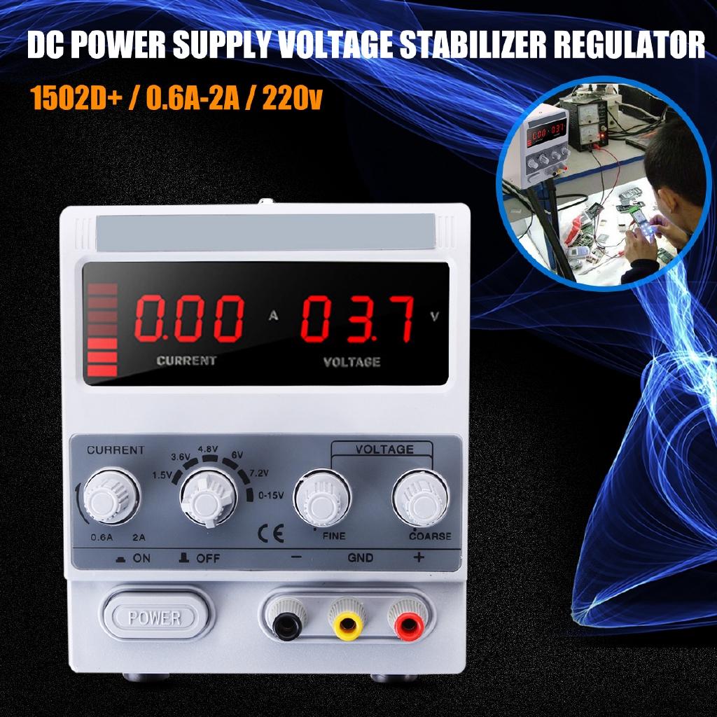 220V 50/60HZ 1502D+ DC Power Supply LED Display Mobile Phone Repair Power Test Regulated