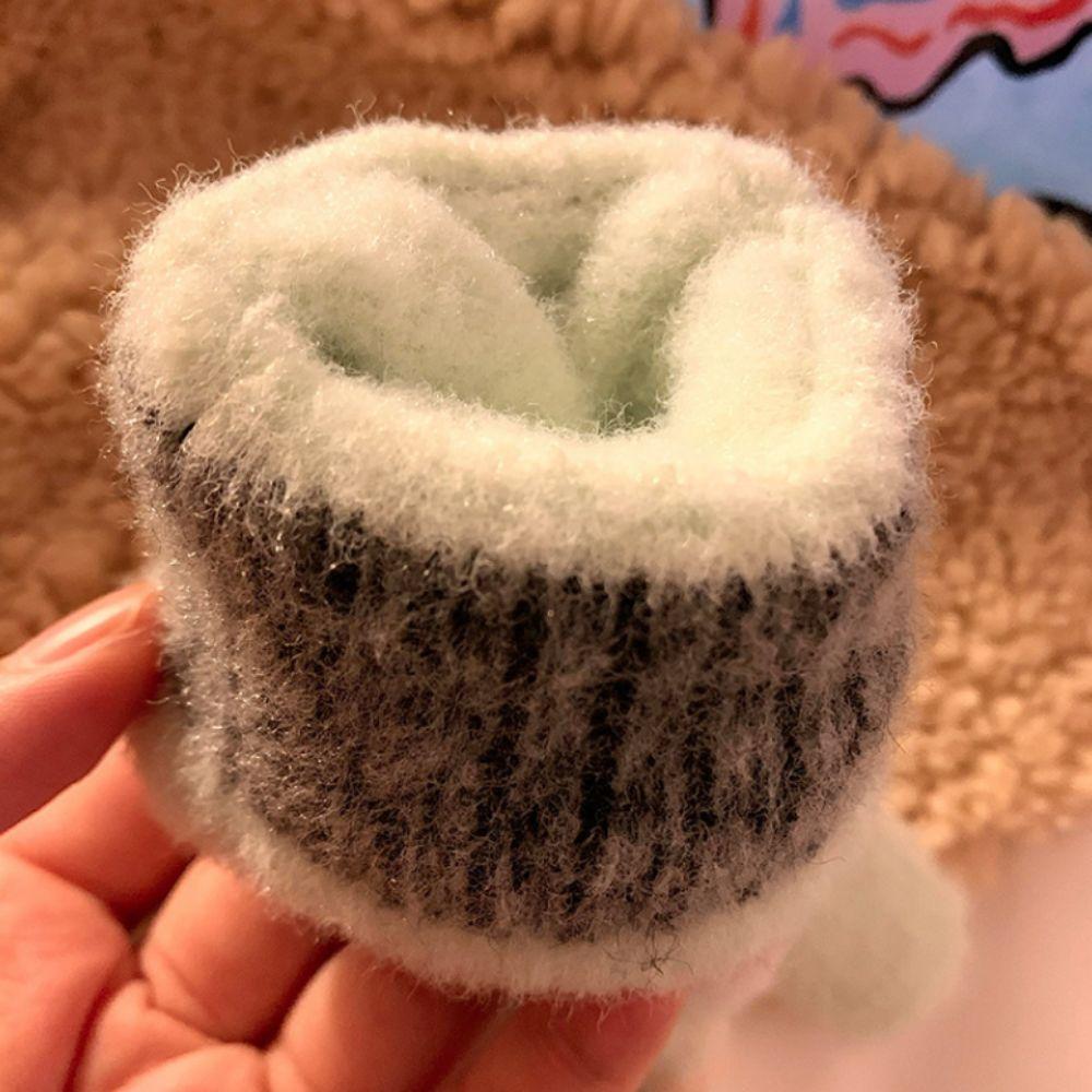 Cartoon Plush Winter Gloves Thickened Five Finger Gloves Fashion Warm Gloves Women Girls