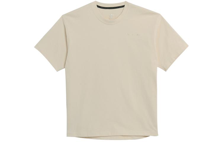 Adidas Originals x Pharrell Williams , T Shirt Unisex Light Yellow HB8815 S